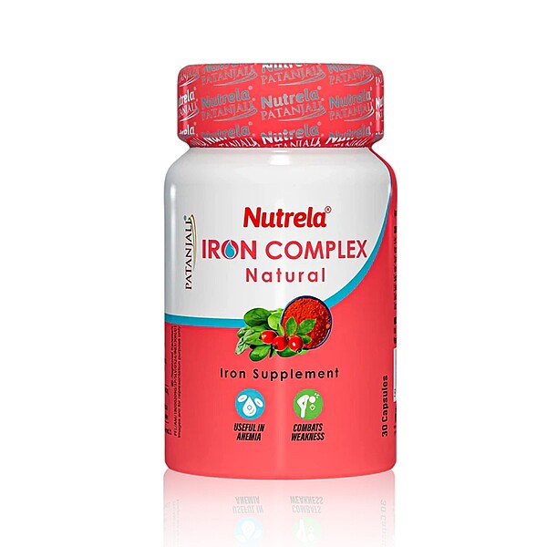 Patanjali Nutrela Iron Complex Natural Capsule-10.5 g