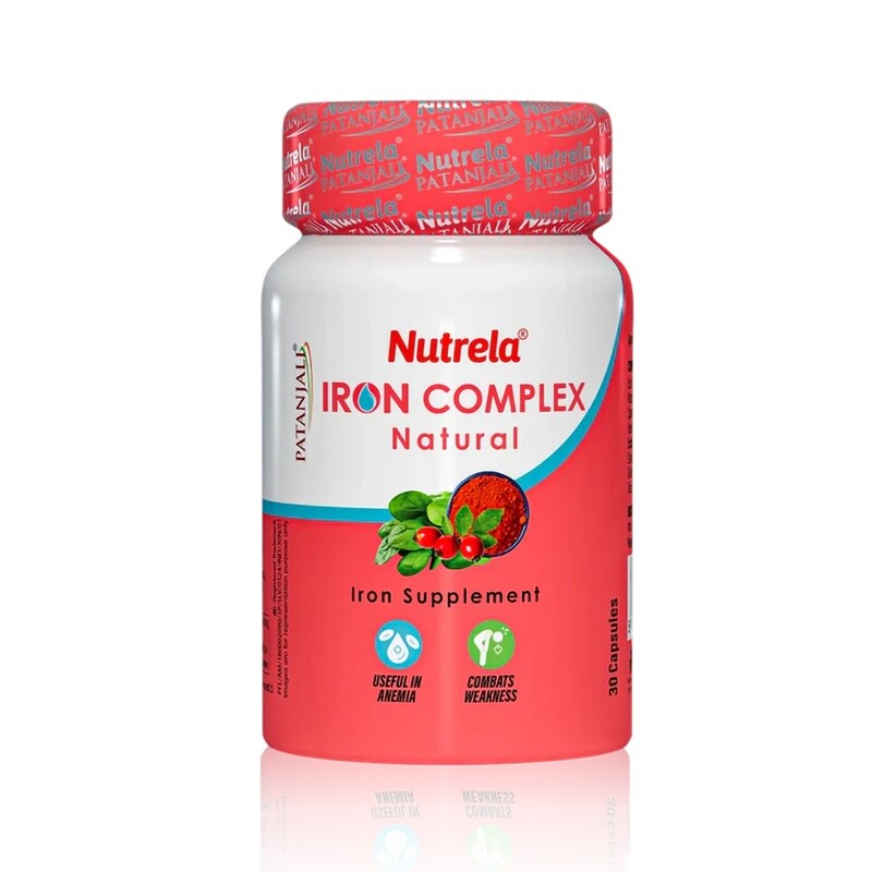 Patanjali Nutrela Iron Complex Natural Capsule-10.5 g