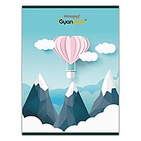 Gyanpath18x24cm  C. Multi Design 172p Unrule-1 unit