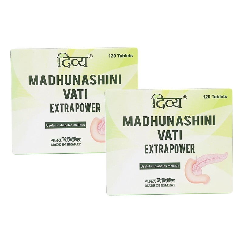 Combo Divya Madhunashini Vati Ex.Power 30X4 Tab (Pack Of 2)-188 g