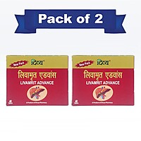 Combo Divya Livamrit Advance 60 N (Pack of 2)-82 g