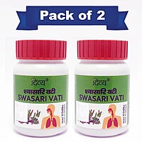 Combo - Divya Swasari Vati 80 Tab (Pack of 2)-88 g