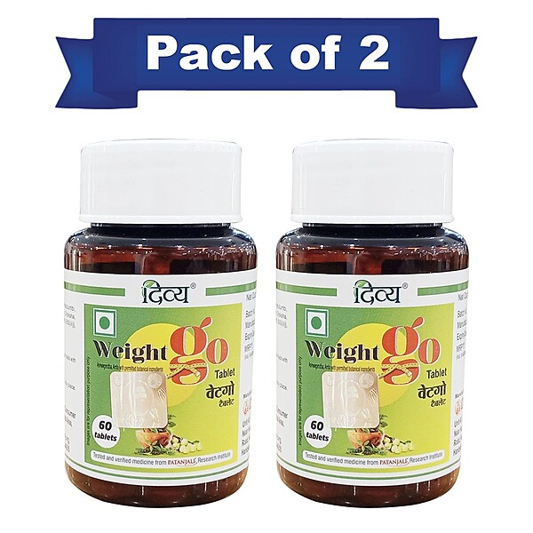 Combo Divya Weightgo Tablet 60 N (Pack of 2)-78 g