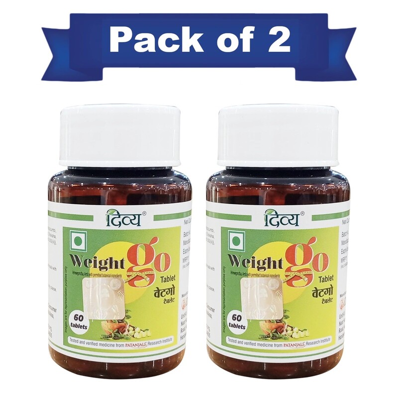 Combo Divya Weightgo Tablet 60 N (Pack of 2)-78 g