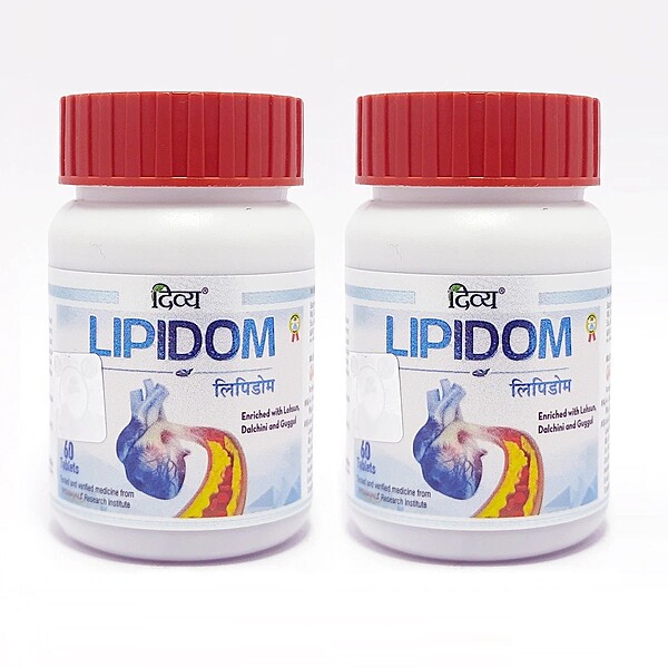 Combo Divya Lipidom Tablet 60 N  (Pack Of 2)-82 g