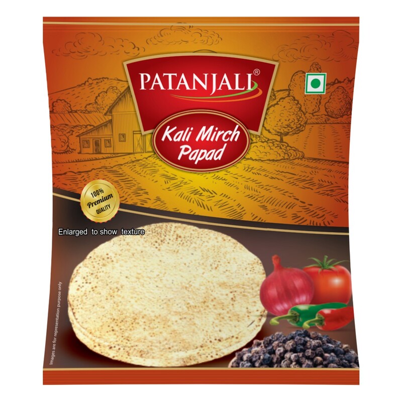 Patanjali Kali Mirch Papad-200Â g