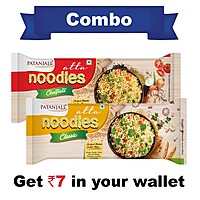 Combo- Atta Noodles Chatpata 240 g+Atta Noodles Classic 240 g- Rs 7 Off-480Â g