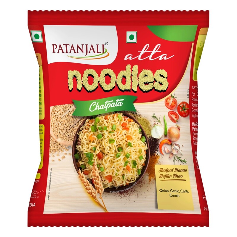 Patanjali Atta Noodles Chatpata-60Â g