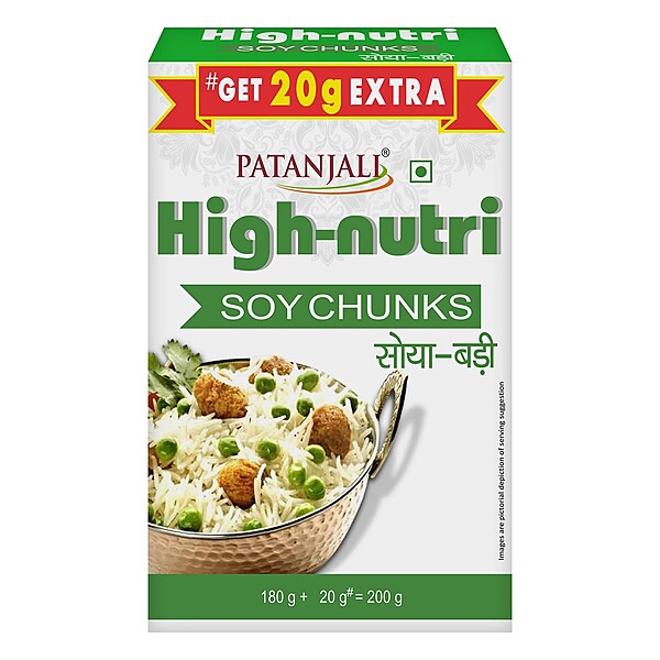 Patanjali Soya Nutri Chunks 180 + 20 G-200Â g