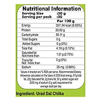 Patanjali Unpolished Urad Chilka-1Â kg