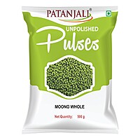 Patanjali Unpolished Moong Sabut-500Â g