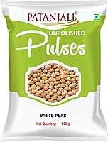 Patanjali Unpolished White Peas-500Â g