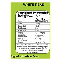 Patanjali Unpolished White Peas-500Â g