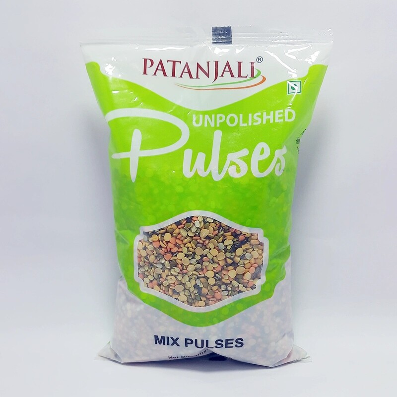 Patanjali Unpolished Mix Pulses-1Â kg