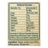 Patanjali Khatta Mitha Nimboo Chutney-250Â g