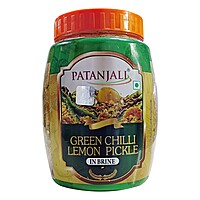 Green Chilli Lemon Pickle-500Â g