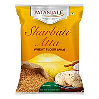 Patanjali Sharbati Whole Wheat Atta-5Â kg