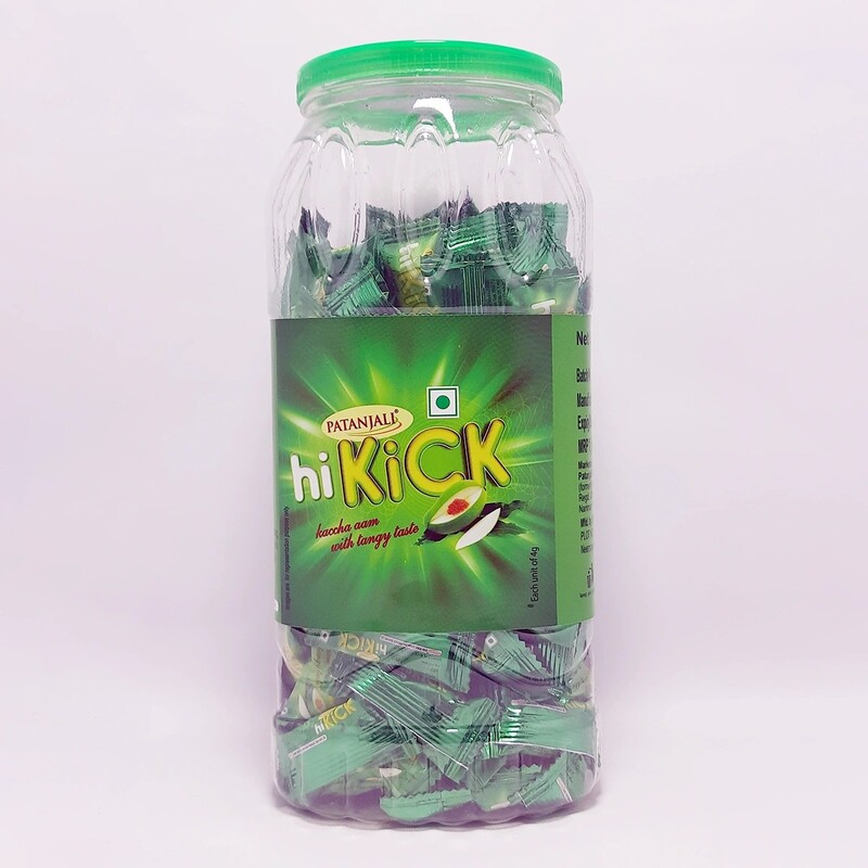 Patanjali Hikick Candy - Kacha Aam (Jar)-600Â g