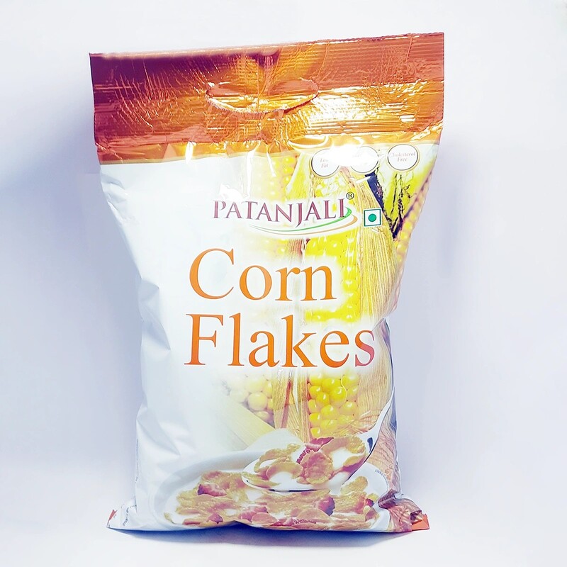 Patanjali Corn Flakes Mix (Pouch)-500Â g