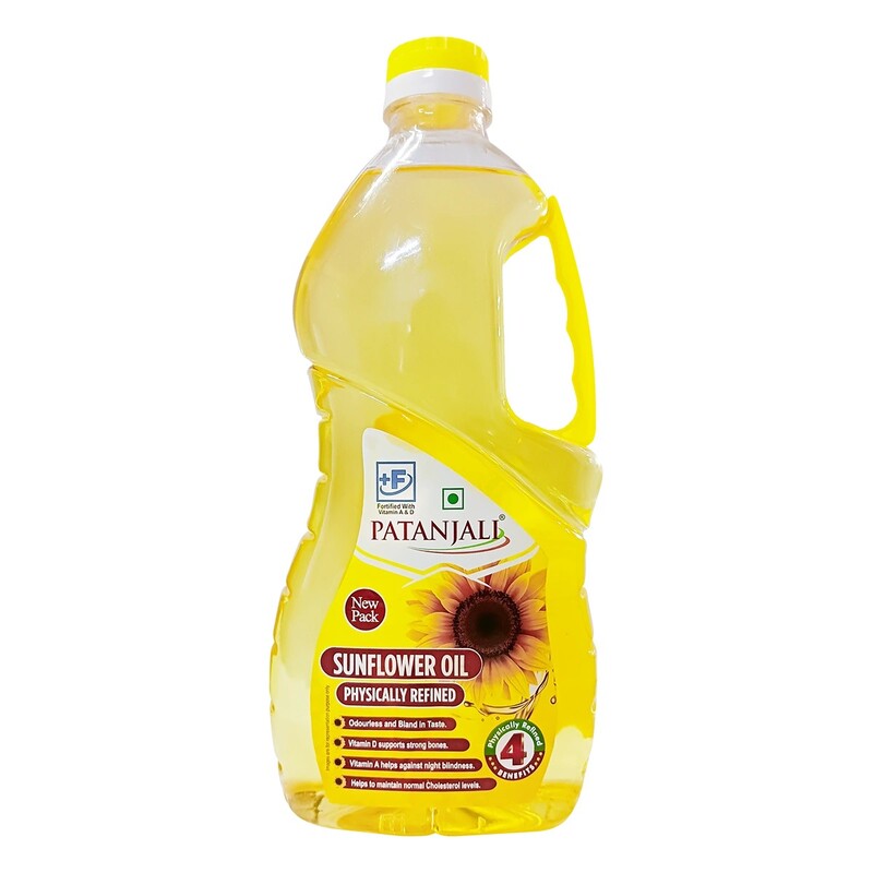 Patanjali Sunflower Oil 2 Ltr Pet Jar-2 ltr