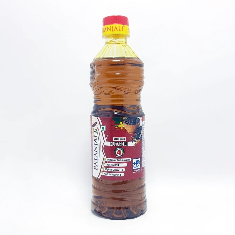 Patanjali Kachi Ghani Mustard Oil-500 ml