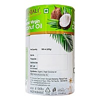 ORGANIC VIRGIN COCONUT OIL (JAR)-500 ml