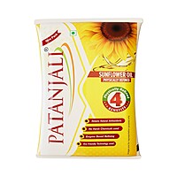 Patanjali Sunflower Oil (Pouch)-1 ltr