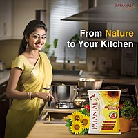 Patanjali Sunflower Oil (Pouch)-1 ltr