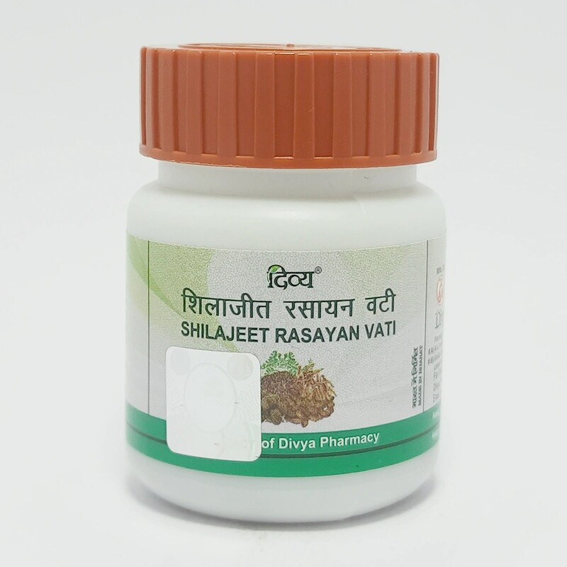 Divya Shilajeet Rasayan Vati 60Tab-40 g