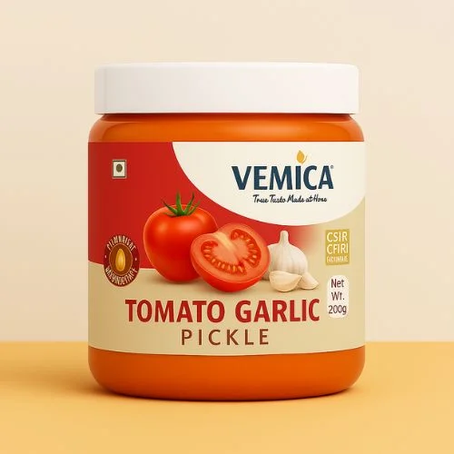 VEMICA Tomato Garlic Pickle- 200g