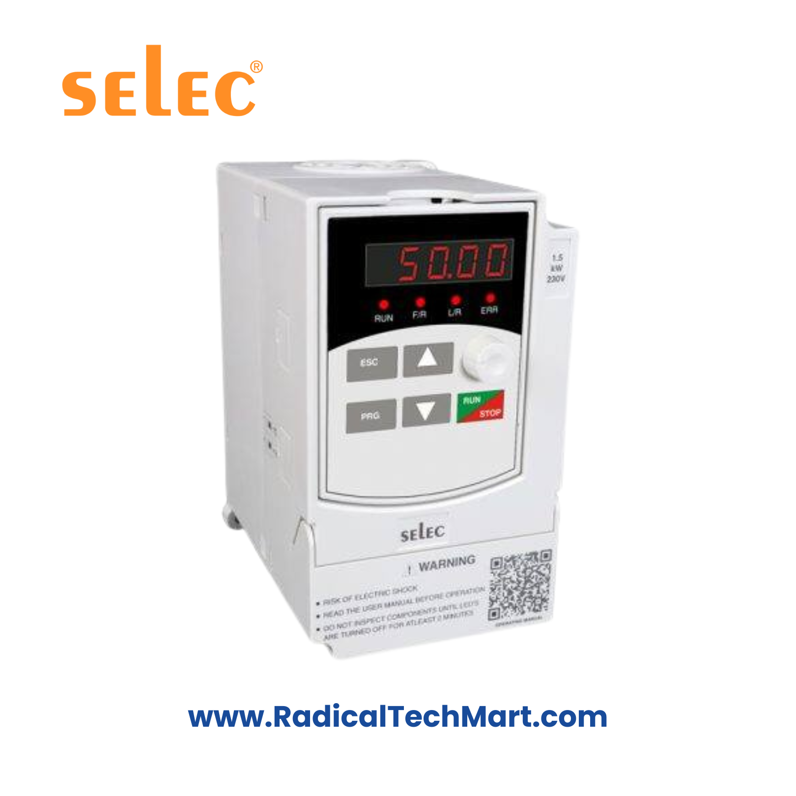 Selec VFD-L-1 Variable Frequency Drive with Modbus and User-Selectable V/f Modes
