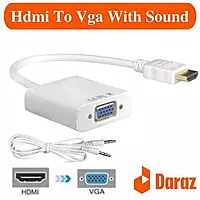 Zigdeal VGA to HDMI Converter Box – Active Adapter 1080p Support Plug & Play PC & Laptop