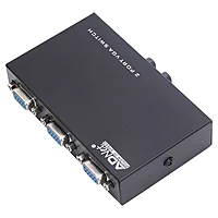 VGA 2 in 1 Out 2 Port VGA Switch Press Button Two Way VGA Video Switch for PC TV Monitor