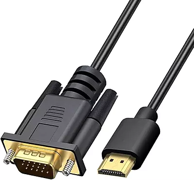 VGA Male to HDMI 2.0 Male Cable with Synchronised Audio Supports resolutions upto 3840x2180 @60Hz VGA Male to HDMI 2.0 Male Cable with Synchronised Audio Supports resolutions upto 3840x2180 @60Hz