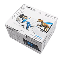 Zigdeal VIBOC HDMI Splitter Box – 1 Input to 2 Output | 4K Support | Plug & Play | Audio Extraction