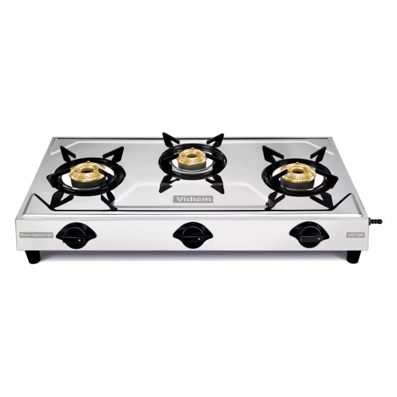 VIDIEM GAS STOVE SS VICTOR JUMBO 3B