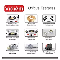 VIDIEM VECTOR NERO 3B SS STOVE