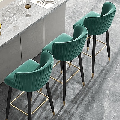 Vikinterio Swivel Adjustable Bar Stool