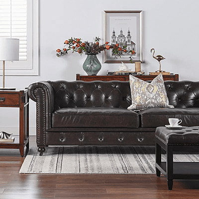 VIKINTERIO Samode Chesterfield Leather Sfa