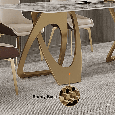 Vikinterio SS Eight Seater Dining Table Set Vikinterio SS Eight Seater Dining Table Set