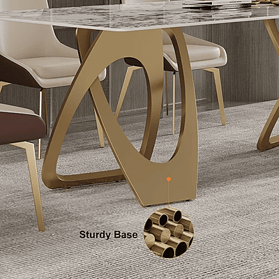 Vikinterio SS Eight Seater Dining Table Set Vikinterio SS Eight Seater Dining Table Set