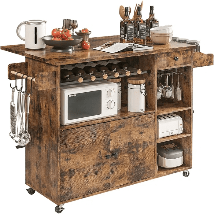 VIKINTERIO Wood Kitchen Island VIKINTERIO Wood Kitchen Island
