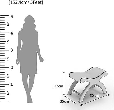 Vikinterio Cushioned Ottoman Stool Vikinterio Cushioned Ottoman Stool