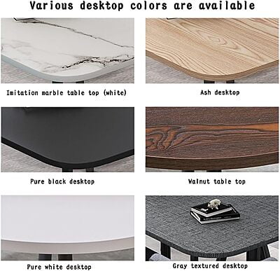 Jayemyer Space Saving Marble Top Six Seater Dining Table and Chairs Set of 7 Jayemyer Space Saving Marble Top Six Seater Dining Table and Chairs Set of 7