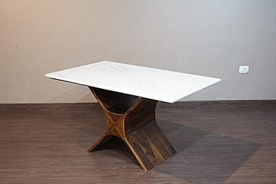 VIKINTERIO Star Four Seater Dining Table Set with 4 Chairs VIKINTERIO Star Four Seater Dining Table Set with 4 Chairs