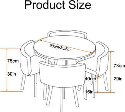 Vikinterio Modern Space Saving Round Dining Table And Chair Set Vikinterio Modern Space Saving Round Dining Table And Chair Set