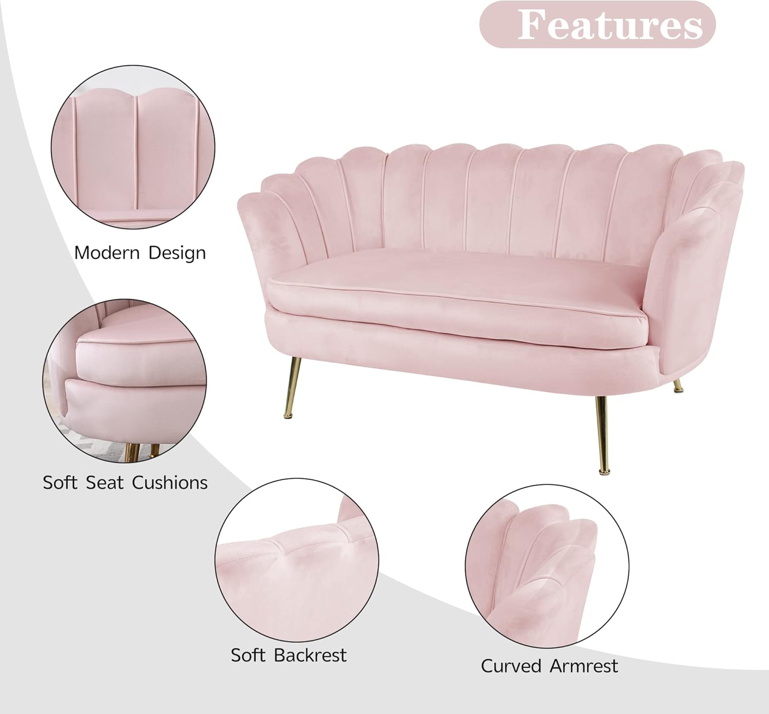 Customized Two Seater Sofa Set