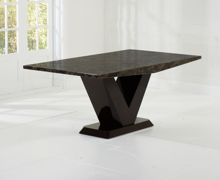 57 Marble Top Six Seater Dining Table 57 Marble Top Six Seater Dining Table