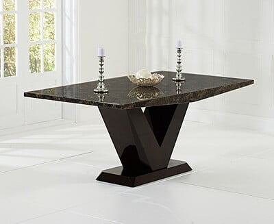 57 Marble Top Six Seater Dining Table 57 Marble Top Six Seater Dining Table