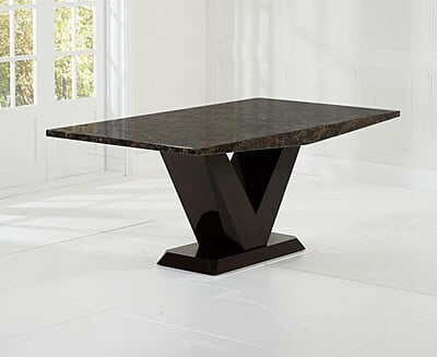 57 Marble Top Six Seater Dining Table 57 Marble Top Six Seater Dining Table